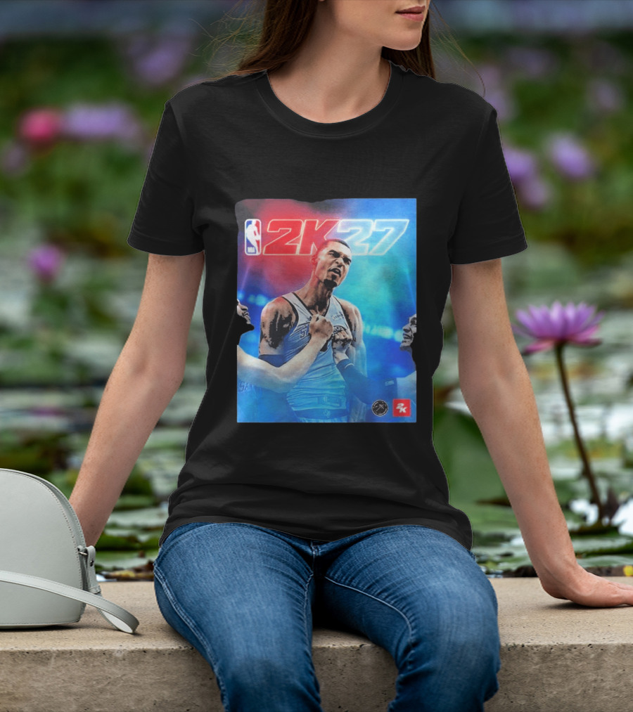 Victor Wembanyama NBA 2K27 Cover Athlete Basketball Gaming 2K Sports T-Shirt