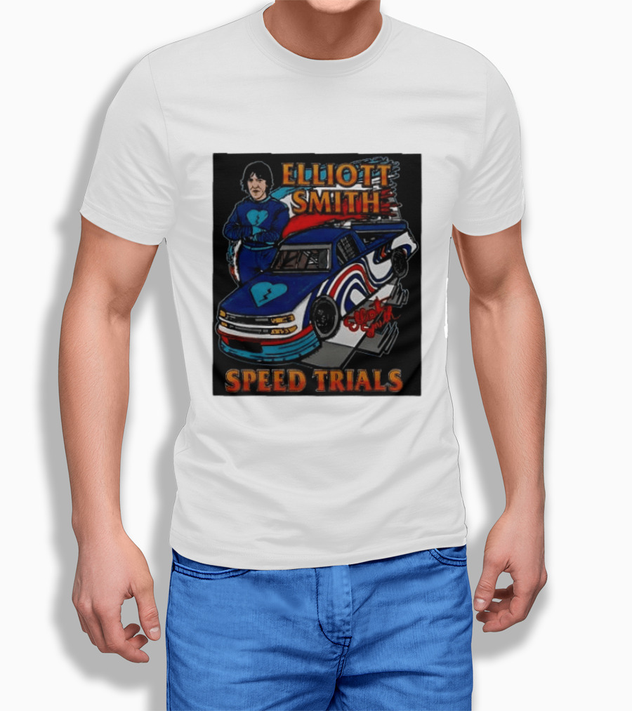 Elliott Smith Speed Trials Racing Car T-Shirt