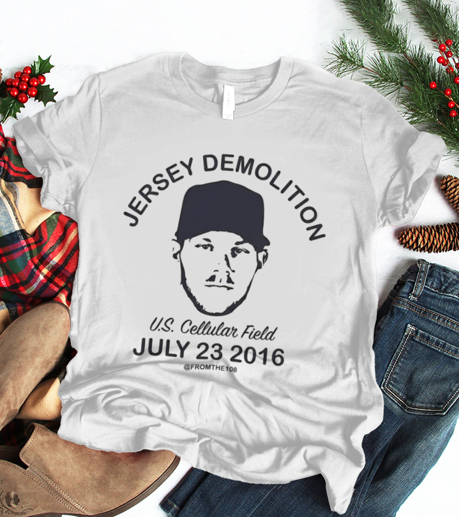 Jersey Demolition Event U.S. Cellular Field July 23 2016 T-Shirt
