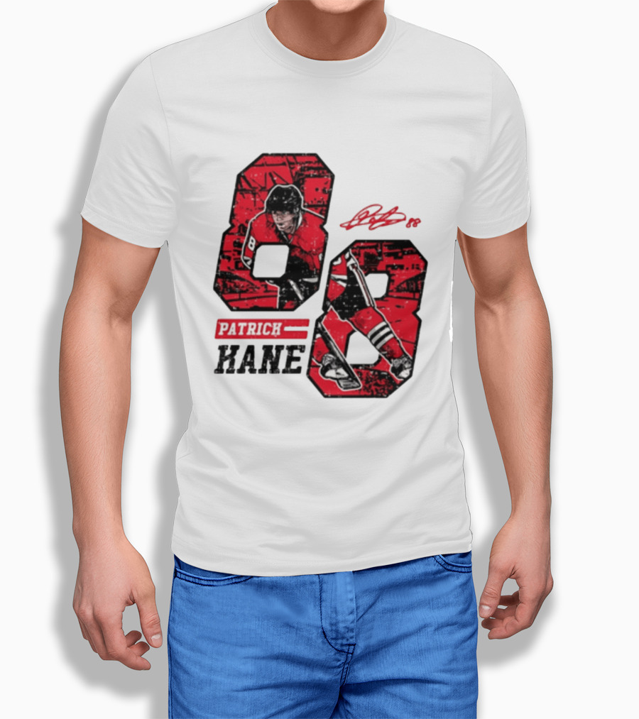 Patrick Kane Chicago Blackhawks 88 Comic Style Collaboration T-Shirt
