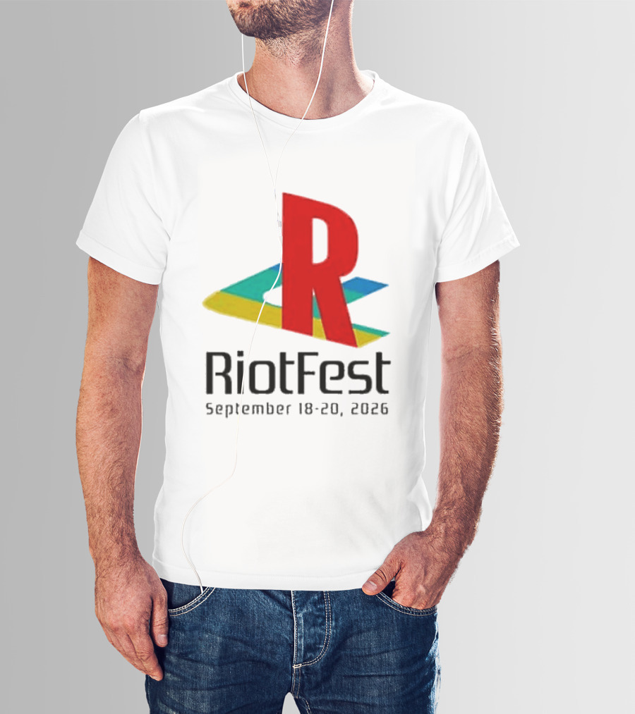 Riot Fest 2026 September 18 20 Colorful R T-Shirt