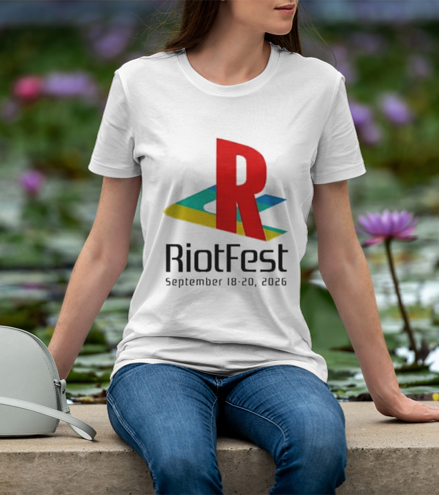 Riot Fest 2026 September 18 20 Colorful R T-Shirt