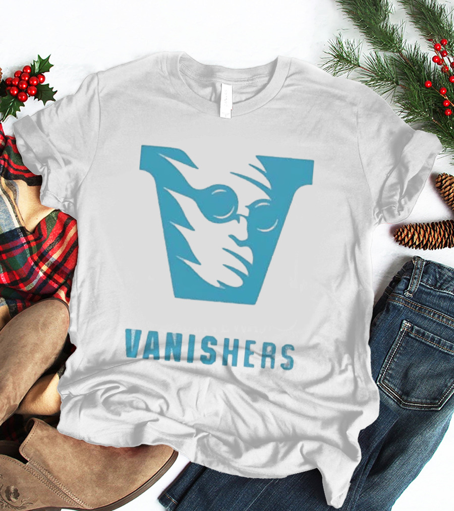 Sussex Vanishers Ghostly Specter Team Vanishers Blue T-Shirt