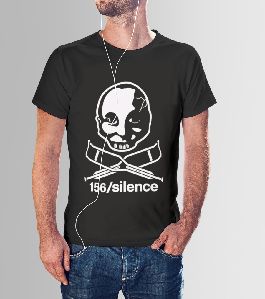 156 Silence Skeleton Face World Tour 2026 T-Shirt
