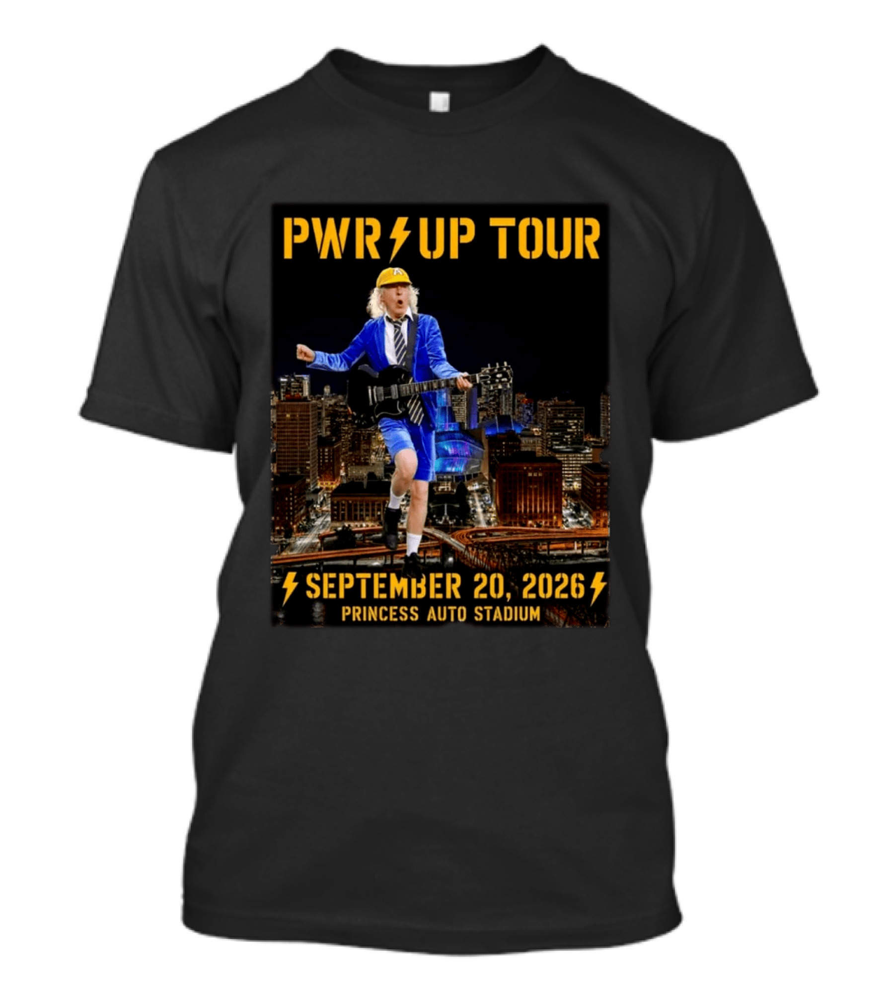 PWR Up Tour September 20 2026 Princess Auto Stadium Winnipeg MB T-Shirt