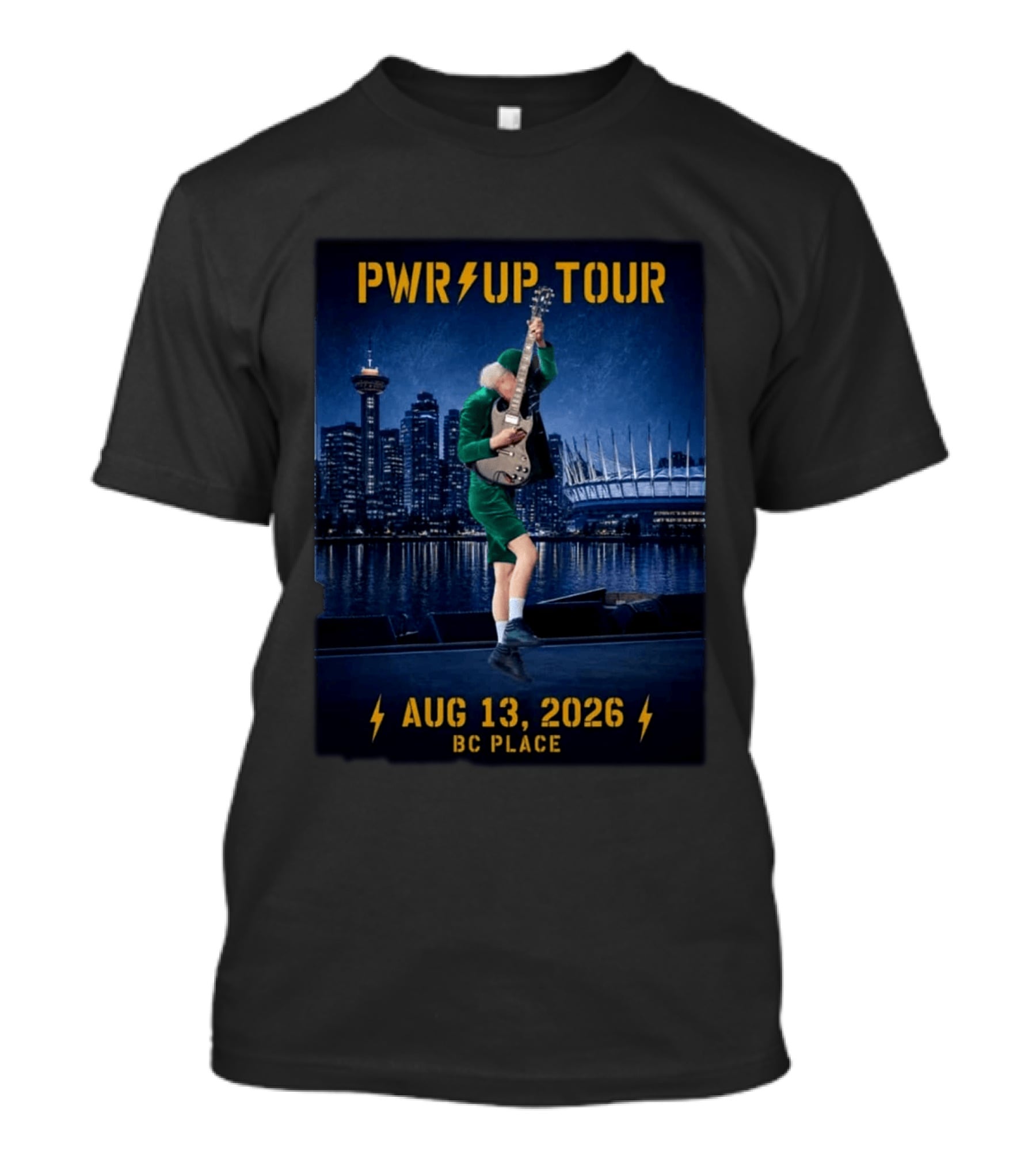 Pwr Up Tour August 13 2026 BC Place Vancouver BC T-Shirt