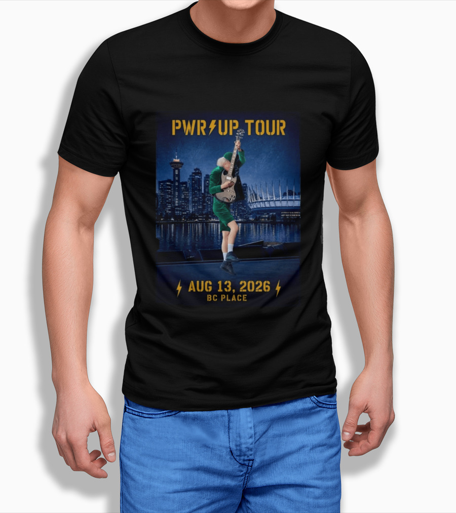 Pwr Up Tour August 13 2026 BC Place Vancouver BC T-Shirt