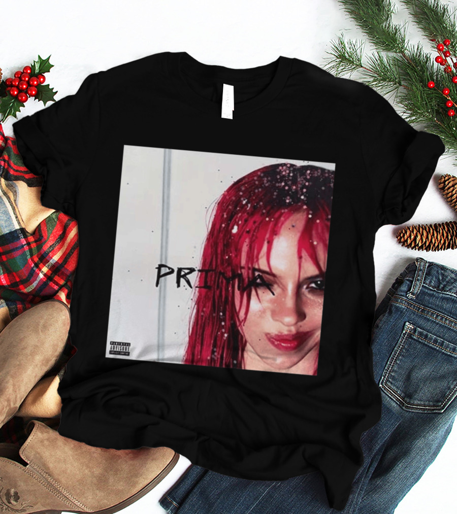 Adela Jergova Prima New Album Cover 2026 Pink Hair T-Shirt