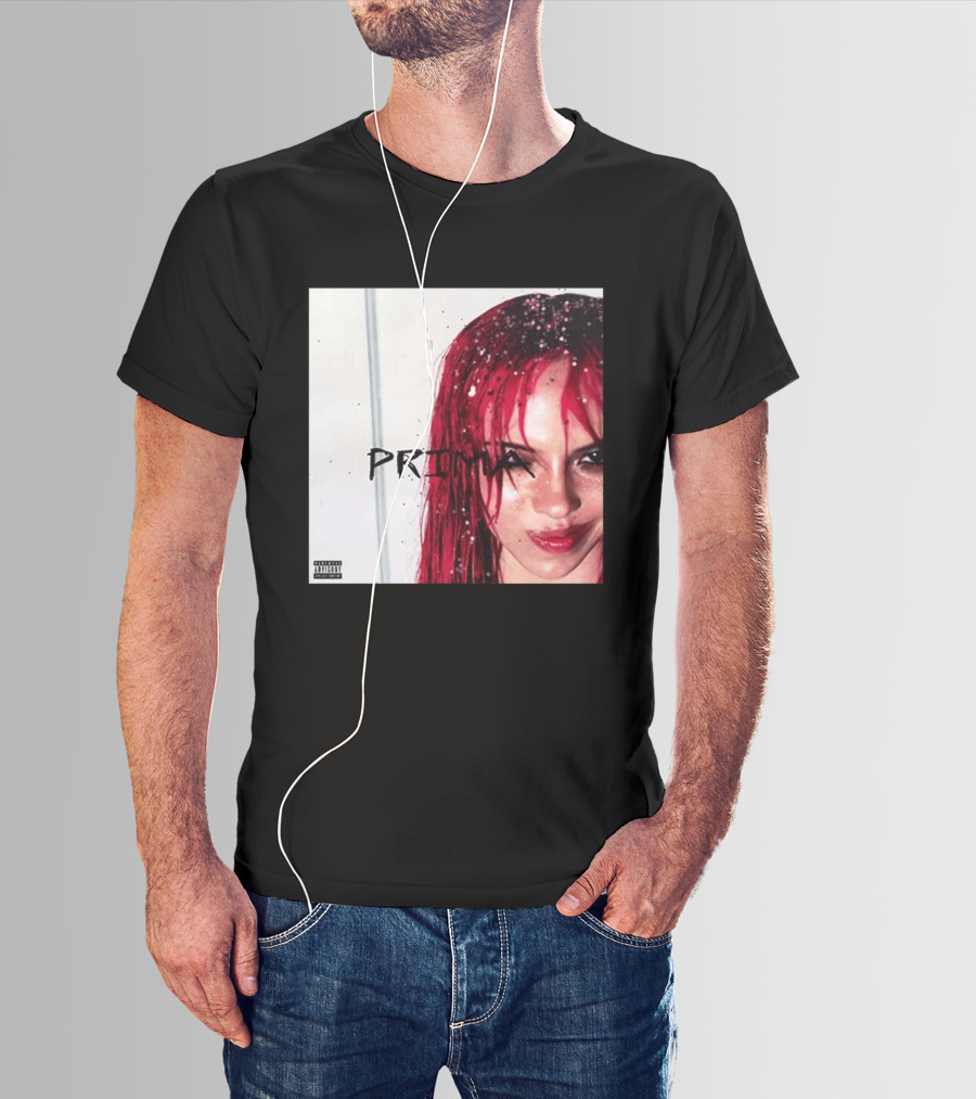 Adela Jergova Prima New Album Cover 2026 Pink Hair T-Shirt