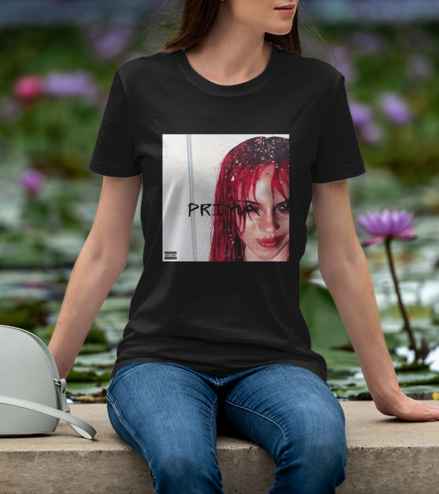 Adela Jergova Prima New Album Cover 2026 Pink Hair T-Shirt