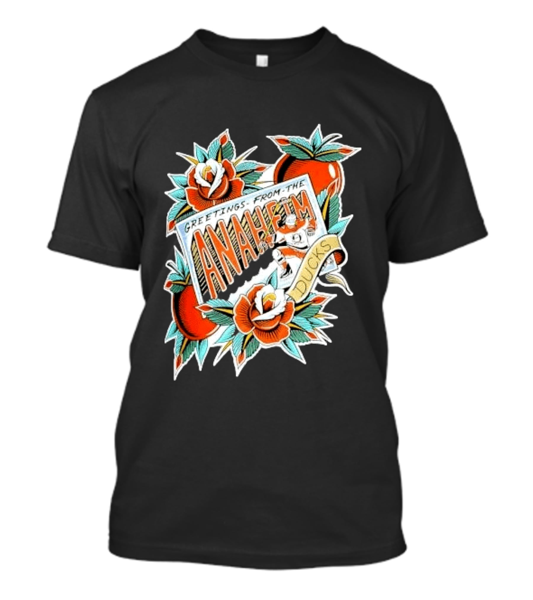 Greetings From The Anaheim Ducks Hockey Tattoo T-Shirt