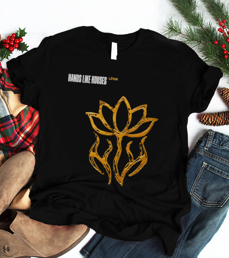 Hands Like Houses Lotus Symbol Yellow T-Shirt
