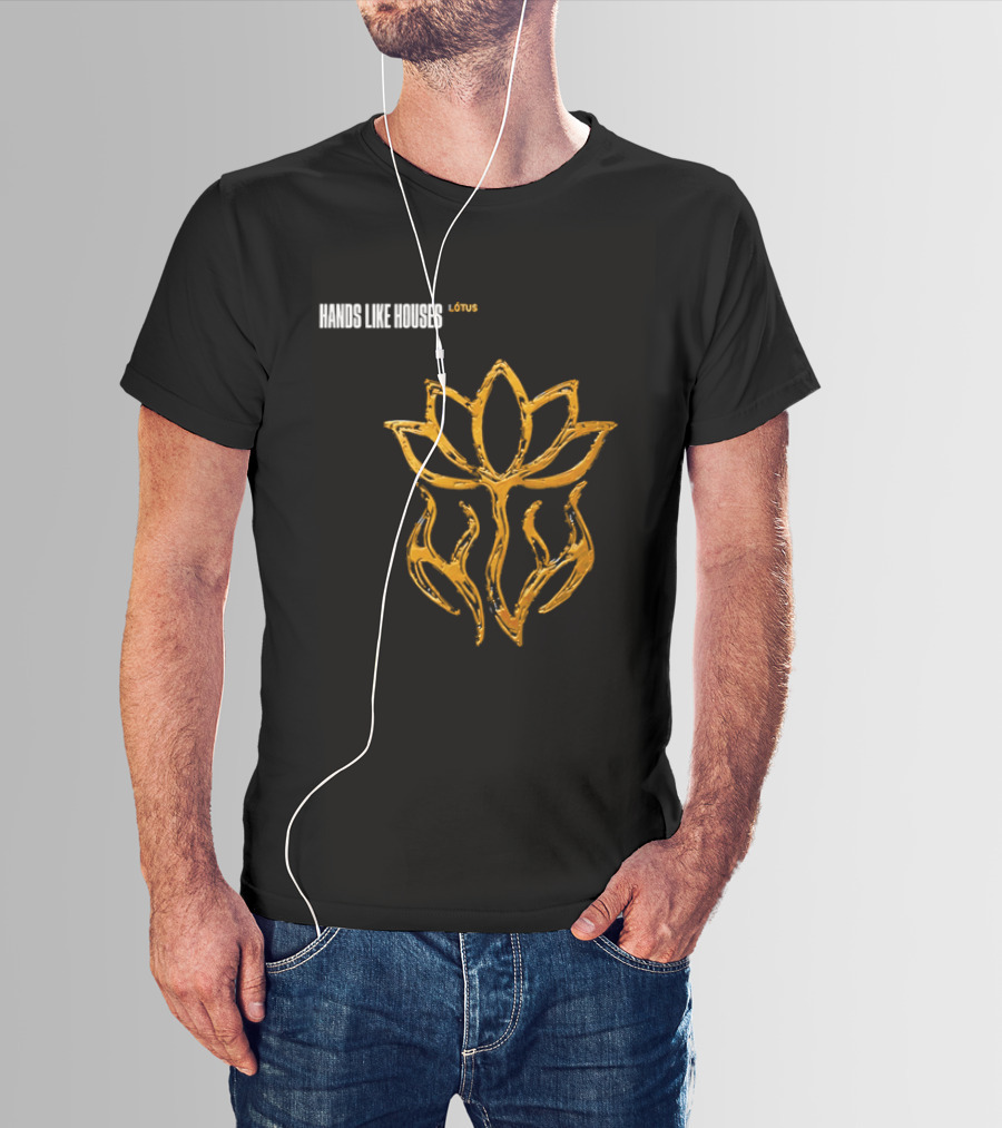 Hands Like Houses Lotus Symbol Yellow T-Shirt