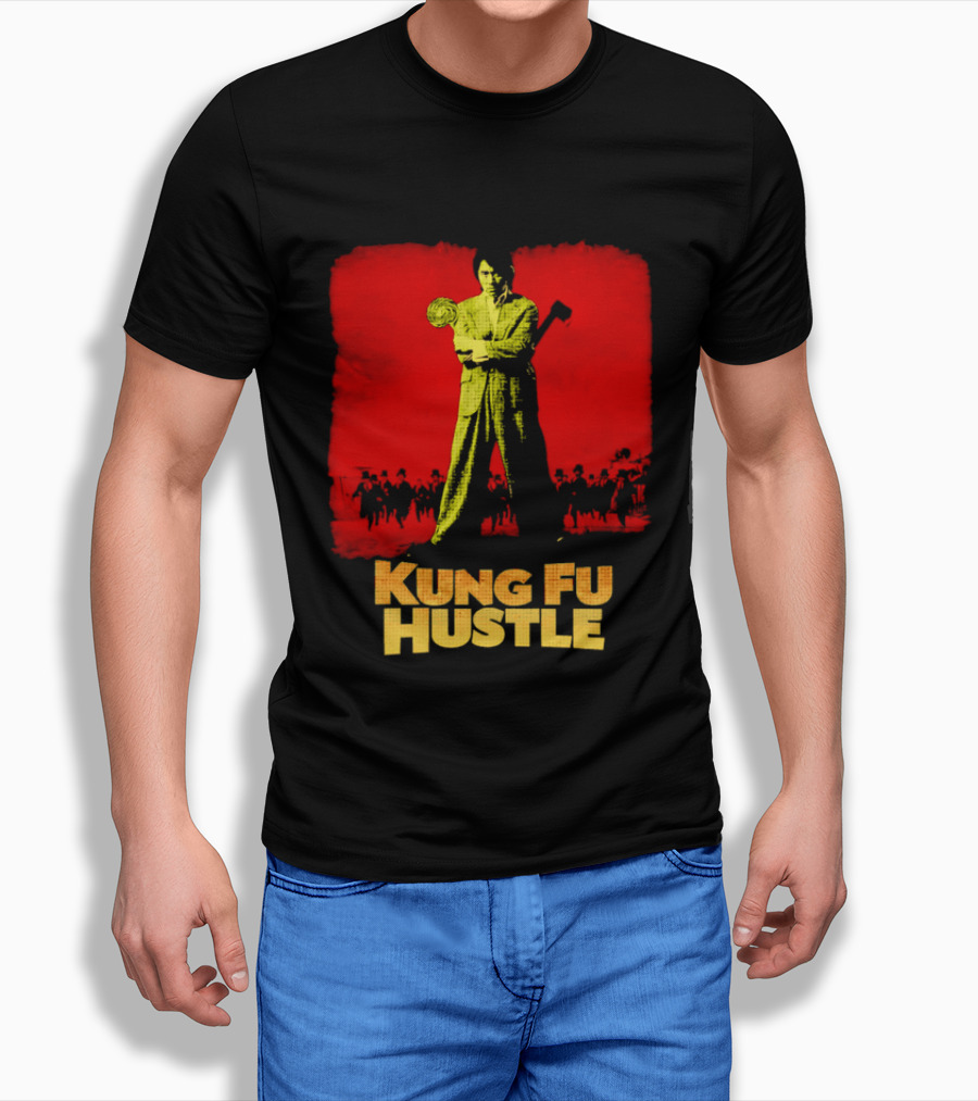Kung Fu Hustle Axe Lollipop Scene Red T-Shirt