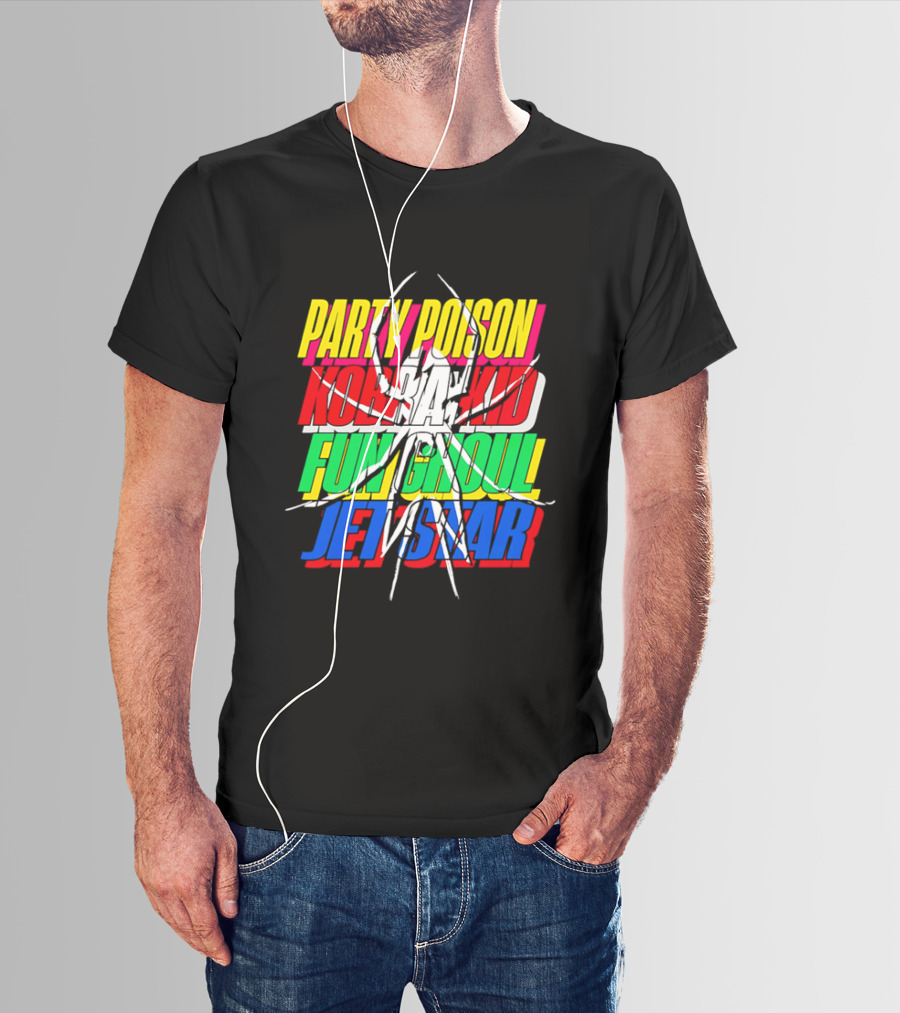 Party Poison Kobra Kid Fun Ghoul Jet Star My Chemical Romance The Fabulous Killjoys T-Shirt