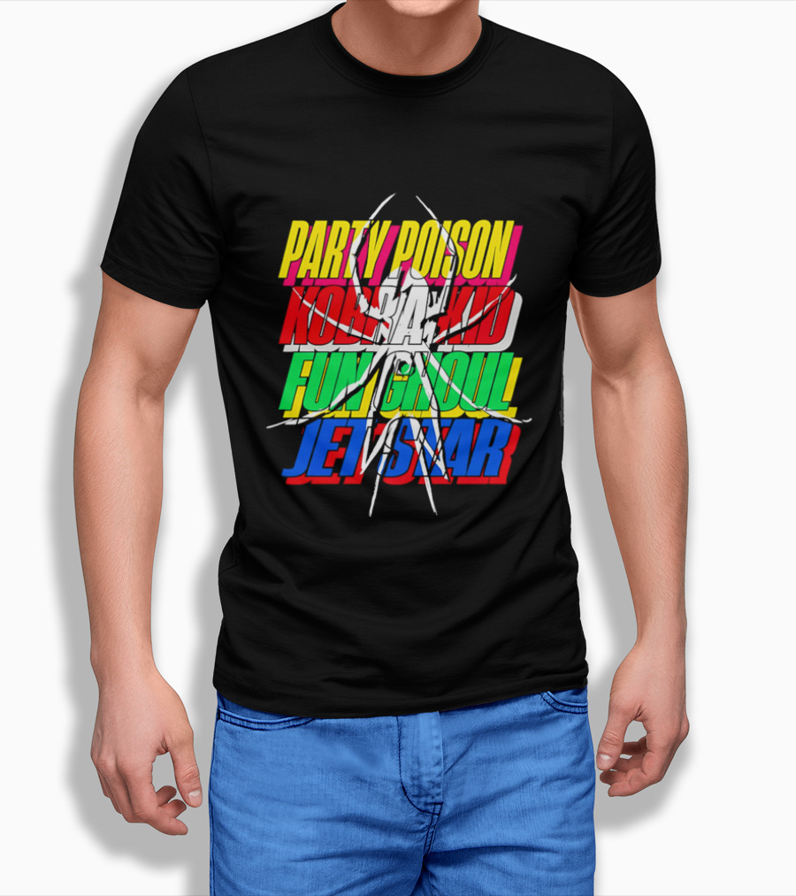 Party Poison Kobra Kid Fun Ghoul Jet Star My Chemical Romance The Fabulous Killjoys T-Shirt