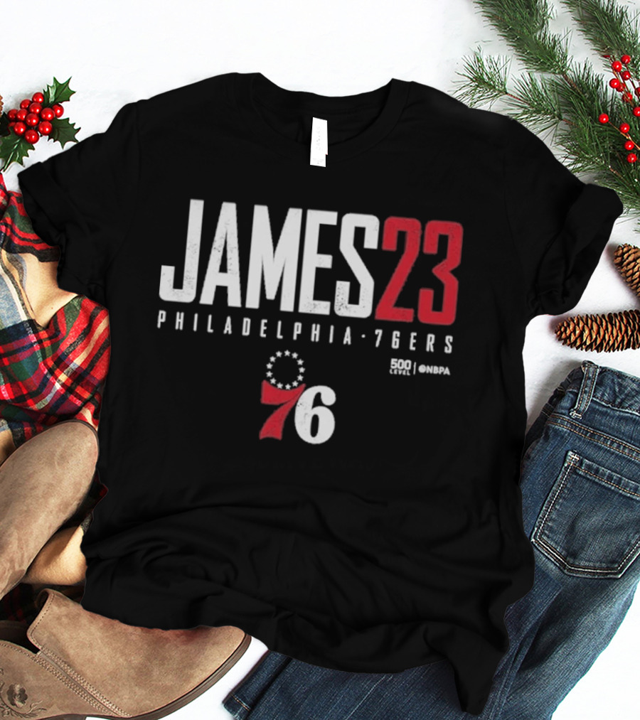 JAMES 23 Philadelphia 76ers 76 NBA T-Shirt