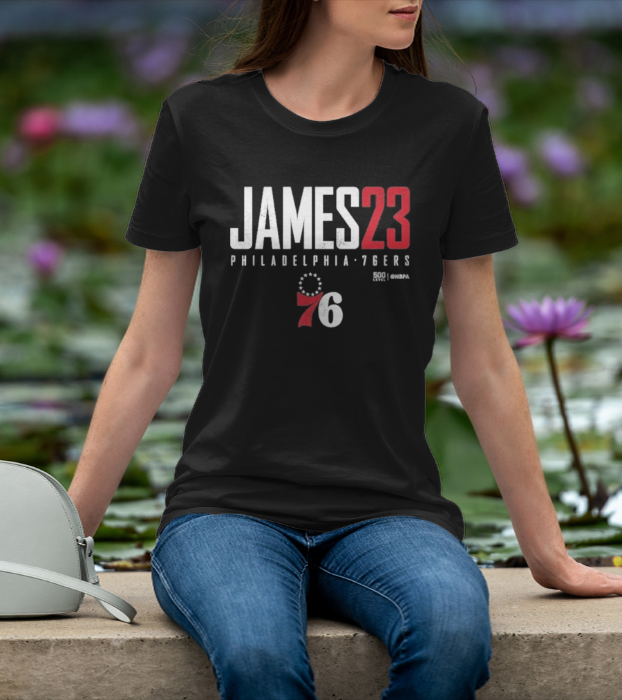 JAMES 23 Philadelphia 76ers 76 NBA T-Shirt