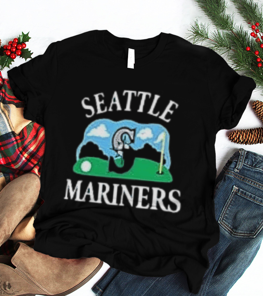 Seattle Mariners '47 Plackard Foundation Unicorn Golf T-Shirt