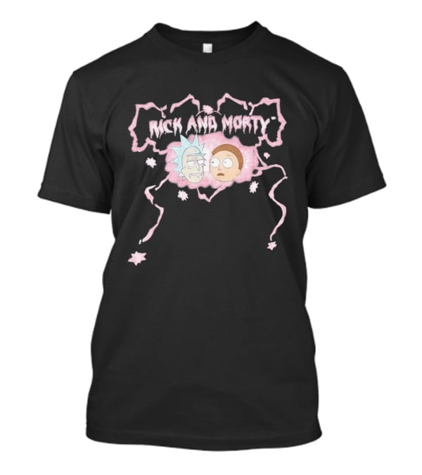 Secret Lives Of Gypsy Wives S01 Rick And Morty Pink Portal T-Shirt