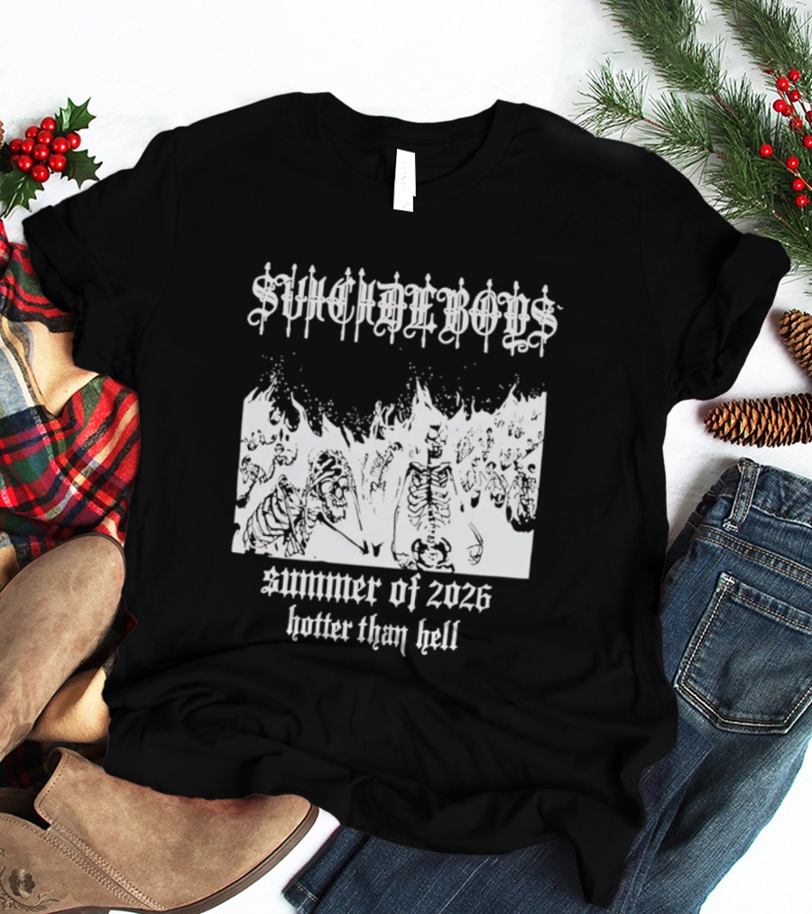 Suicideboys Summer Of 2026 Hotter Than Hell Skeletons T-Shirt