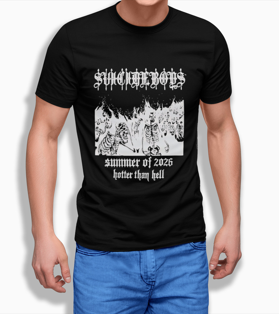 Suicideboys Summer Of 2026 Hotter Than Hell Skeletons T-Shirt