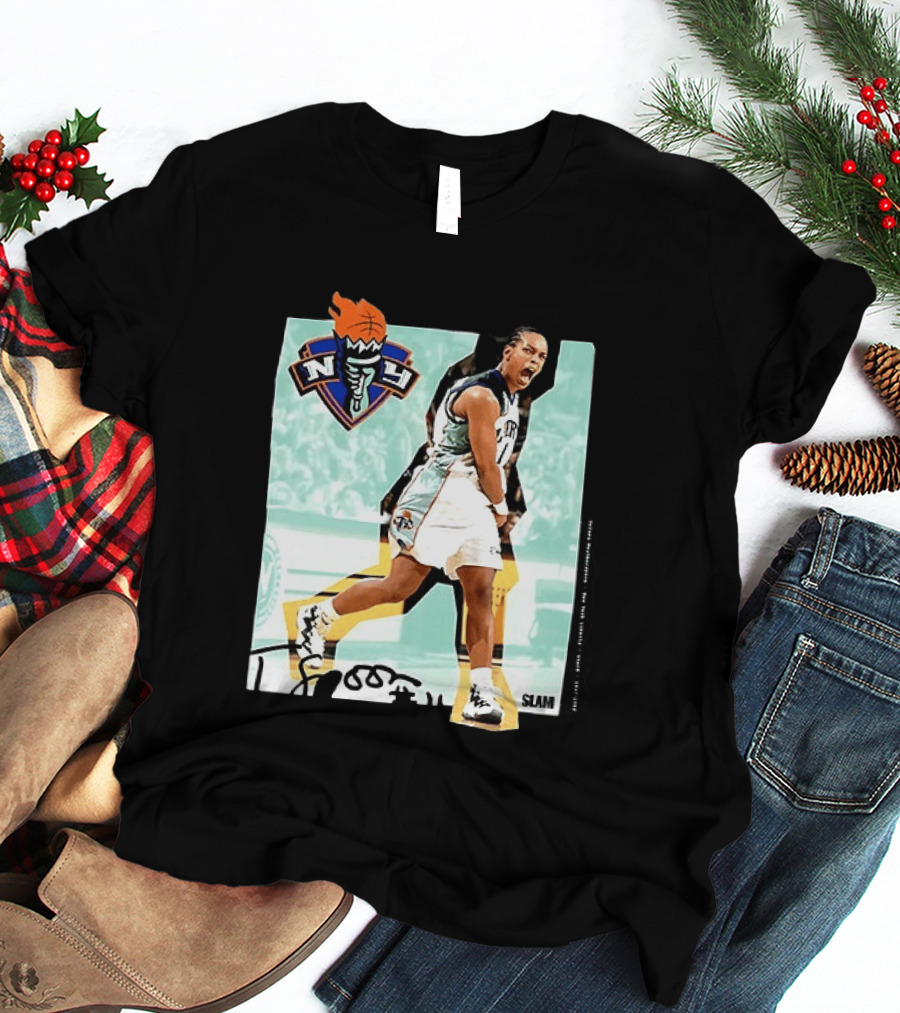WNBA Legends Teresa Weatherspoon New York Liberty SLAM T-Shirt