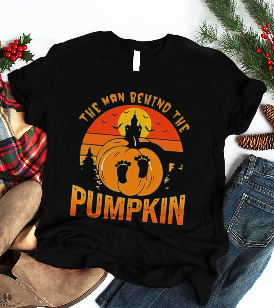 The Man Behind The Pumpkin Halloween 2026 T-Shirt