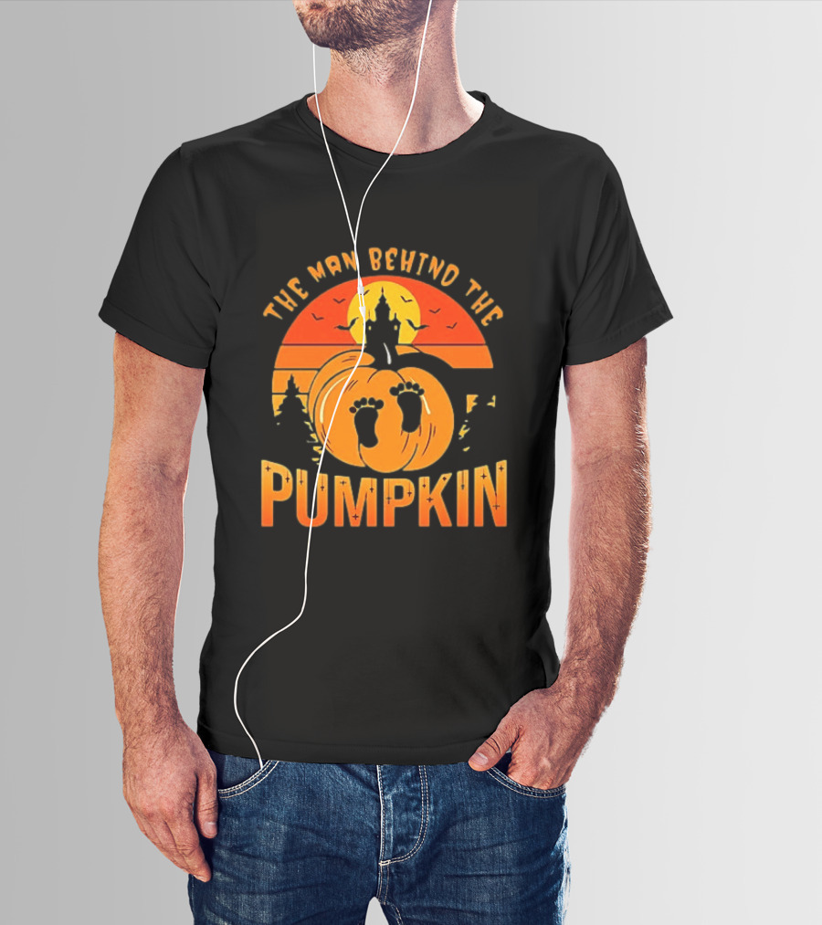 The Man Behind The Pumpkin Halloween 2026 T-Shirt