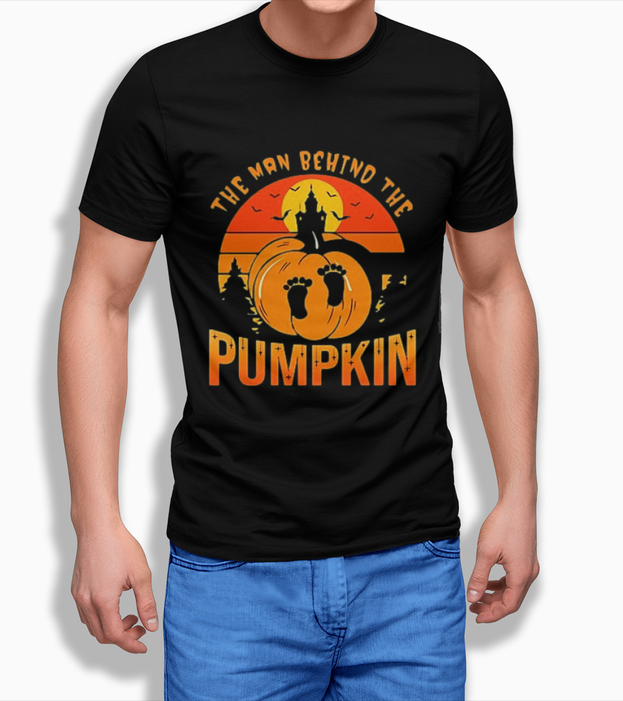 The Man Behind The Pumpkin Halloween 2026 T-Shirt