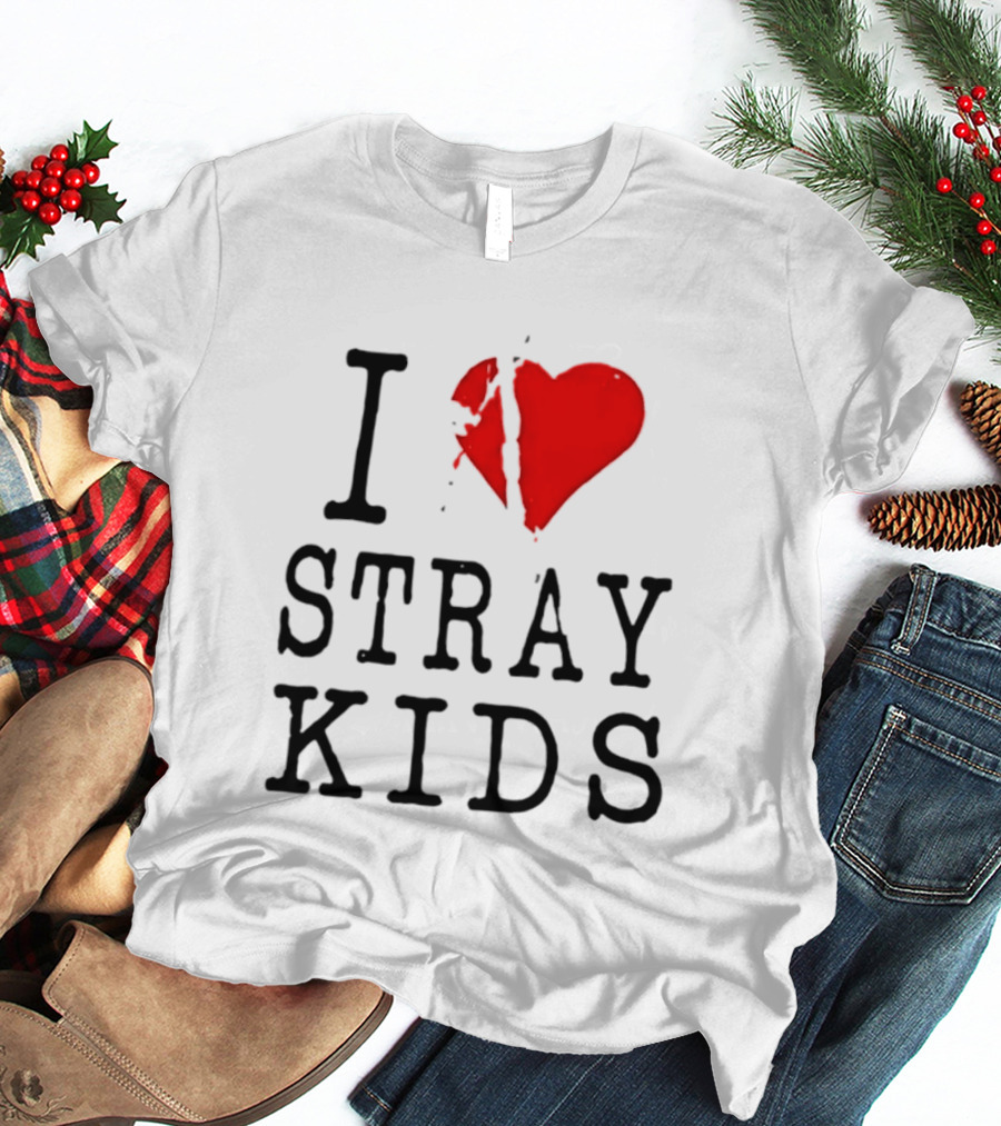 I Love Stray Kids Broken Heart T-Shirt