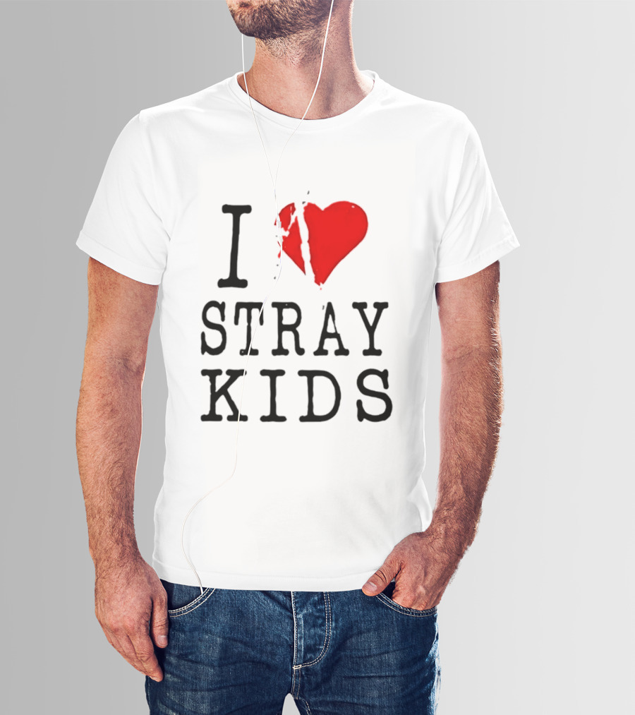 I Love Stray Kids Broken Heart T-Shirt