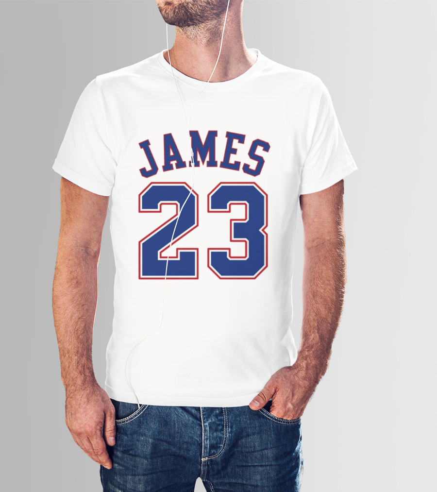 James 23 Philadelphia 76er The King T-Shirt