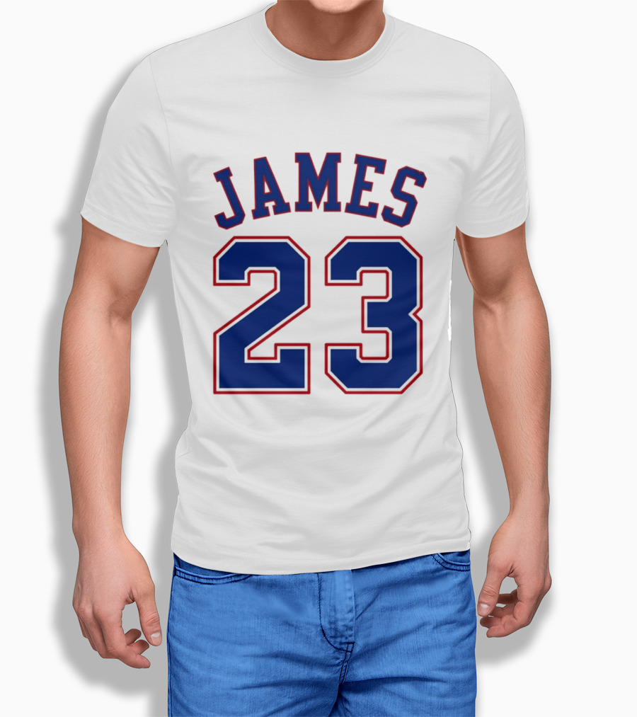 James 23 Philadelphia 76er The King T-Shirt