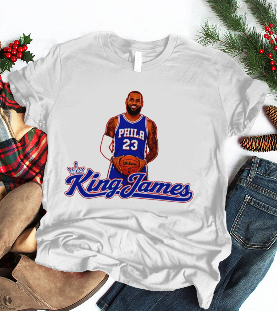 King James Philly 23 Basketball Legend T-Shirt