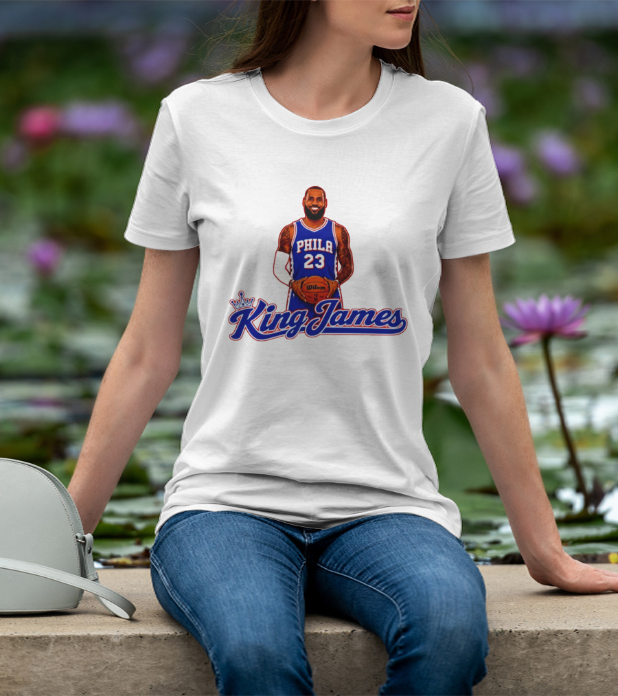 King James Philly 23 Basketball Legend T-Shirt