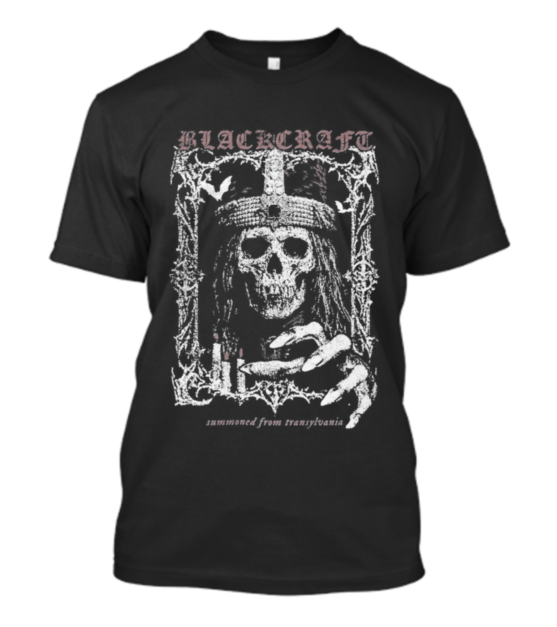 Blackcraft Cult Skull Impaler Transylvania Regal Candle Gothic T-Shirt