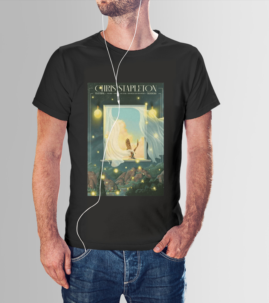Chris Stapleton Featuring The Gorge George WA July 25 2026 With Special Guest Grace Potter The Honchos T-Shirt