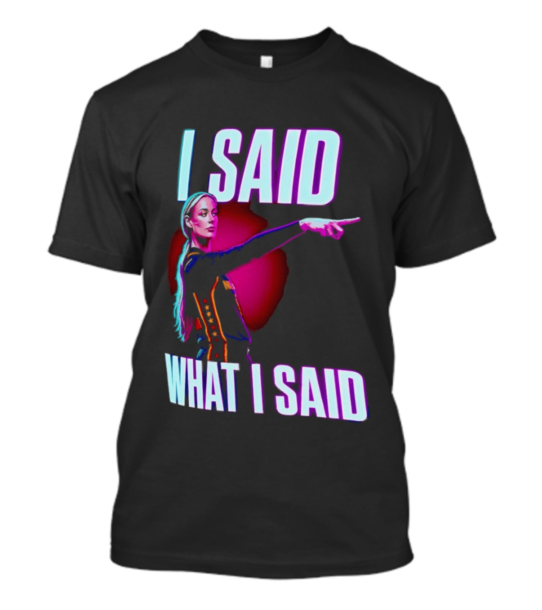 Sophie Cunningham I Said What I Said Pointing Indiana Fever WNBA Basketball T-Shirt