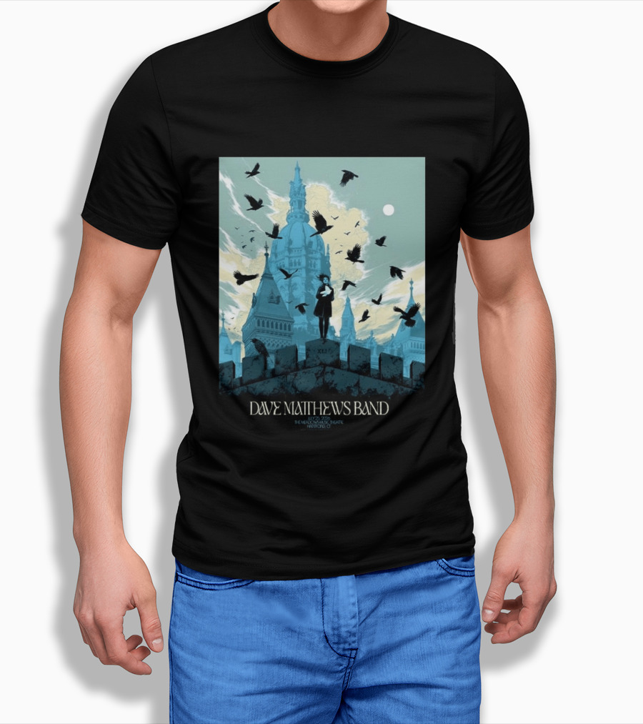 Dave Matthews Band Hartford CT 2026 The Meadows Music Theatre July 25 Event T-Shirt