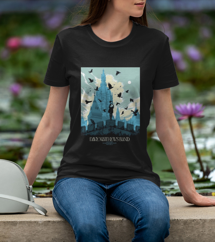 Dave Matthews Band Hartford CT 2026 The Meadows Music Theatre July 25 Event T-Shirt