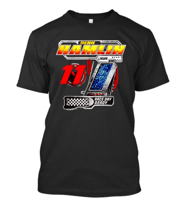 Denny Hamlin Joe Gibbs Racing 11 Race Day Ready Checkerboard Speedometer T-Shirt