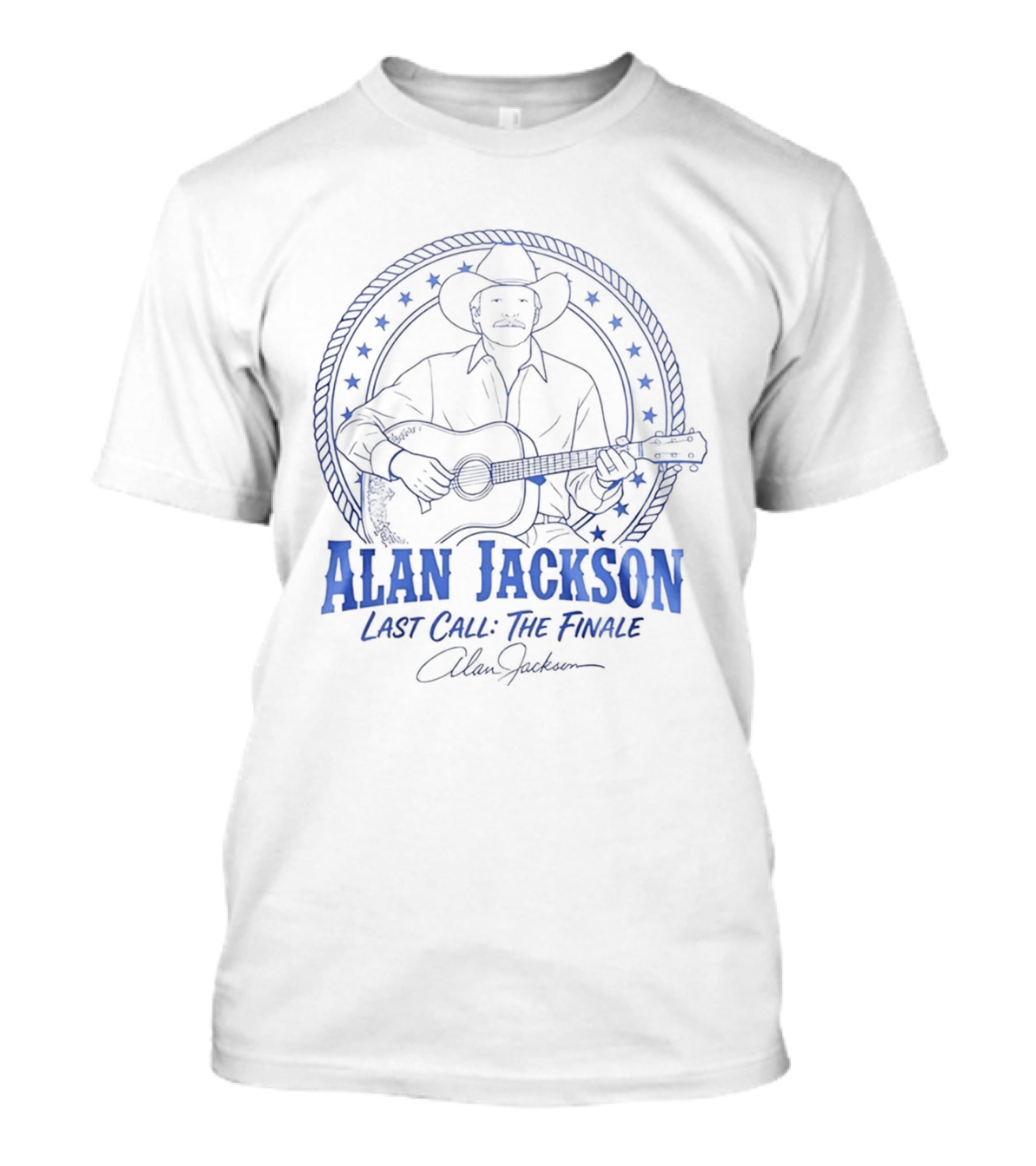 Alan Jackson Last Call The Finale Tour 2026 Tennessee Titans Collaboration T-Shirt