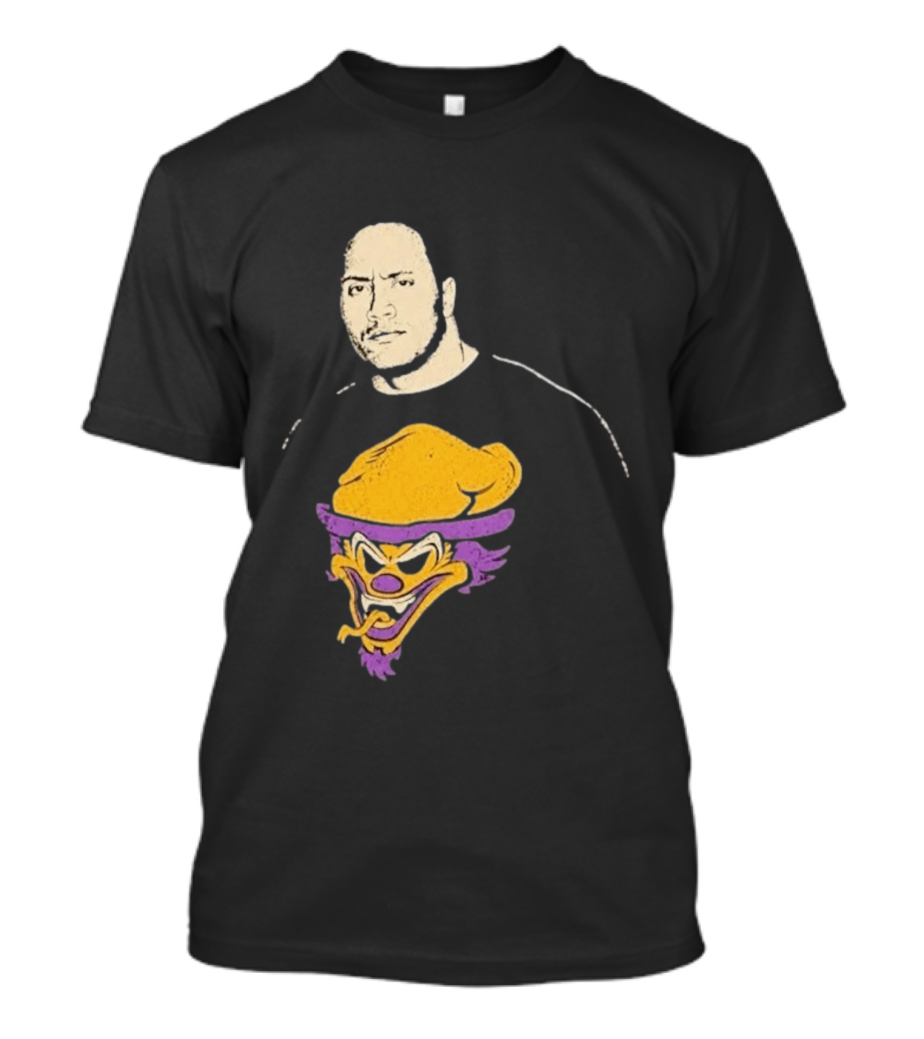 Dwayne Johnson The Rock Insane Clown Posse Collaboration T-Shirt