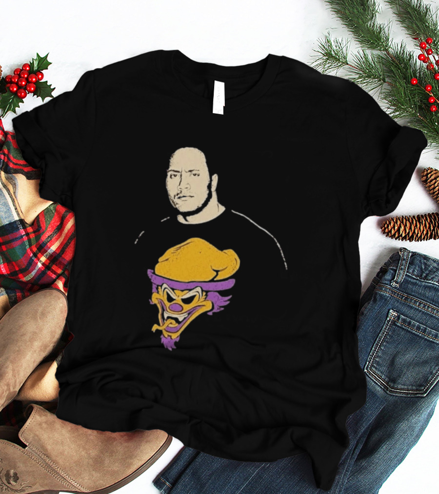 Dwayne Johnson The Rock Insane Clown Posse Collaboration T-Shirt