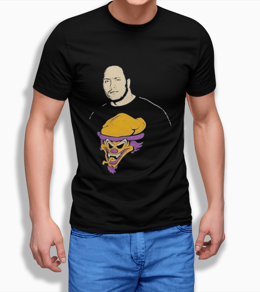 Dwayne Johnson The Rock Insane Clown Posse Collaboration T-Shirt