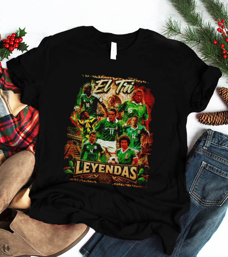 El Tri Leyendas Mexico National Football Team Legend Players T-Shirt