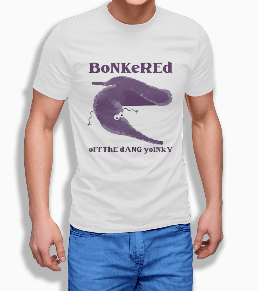 BoNKerEd OFF ThE DaNG YoINKY Worm On A String T-Shirt