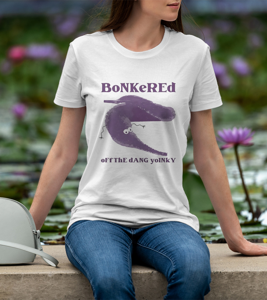 BoNKerEd OFF ThE DaNG YoINKY Worm On A String T-Shirt