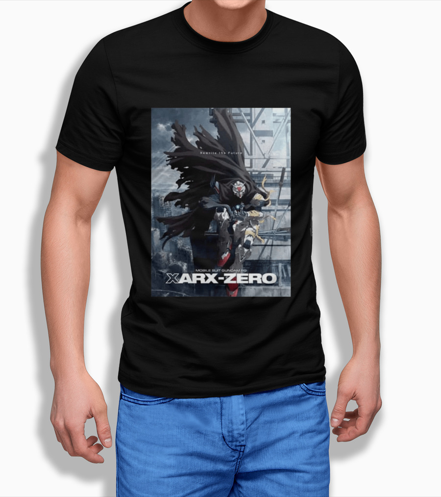 Rewrite The Future Mobile Suit Gundam RG Xarx Zero New Series T-Shirt